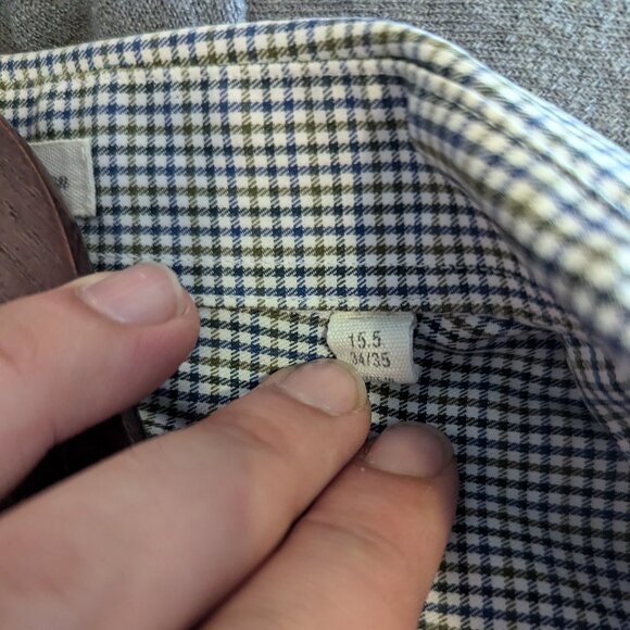 TODD SNYDER - Classic check shirt - Sz 15.5 - Picture 9 of 9
